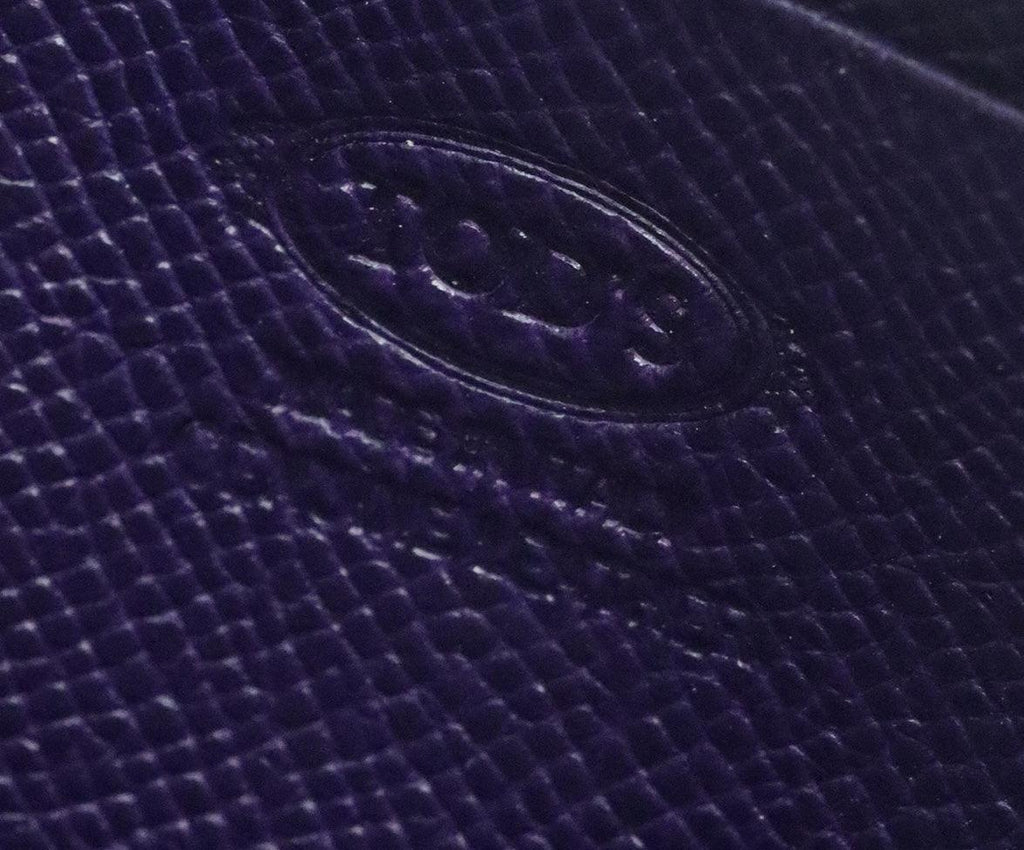 Tod's Purple Leather Card Case 7