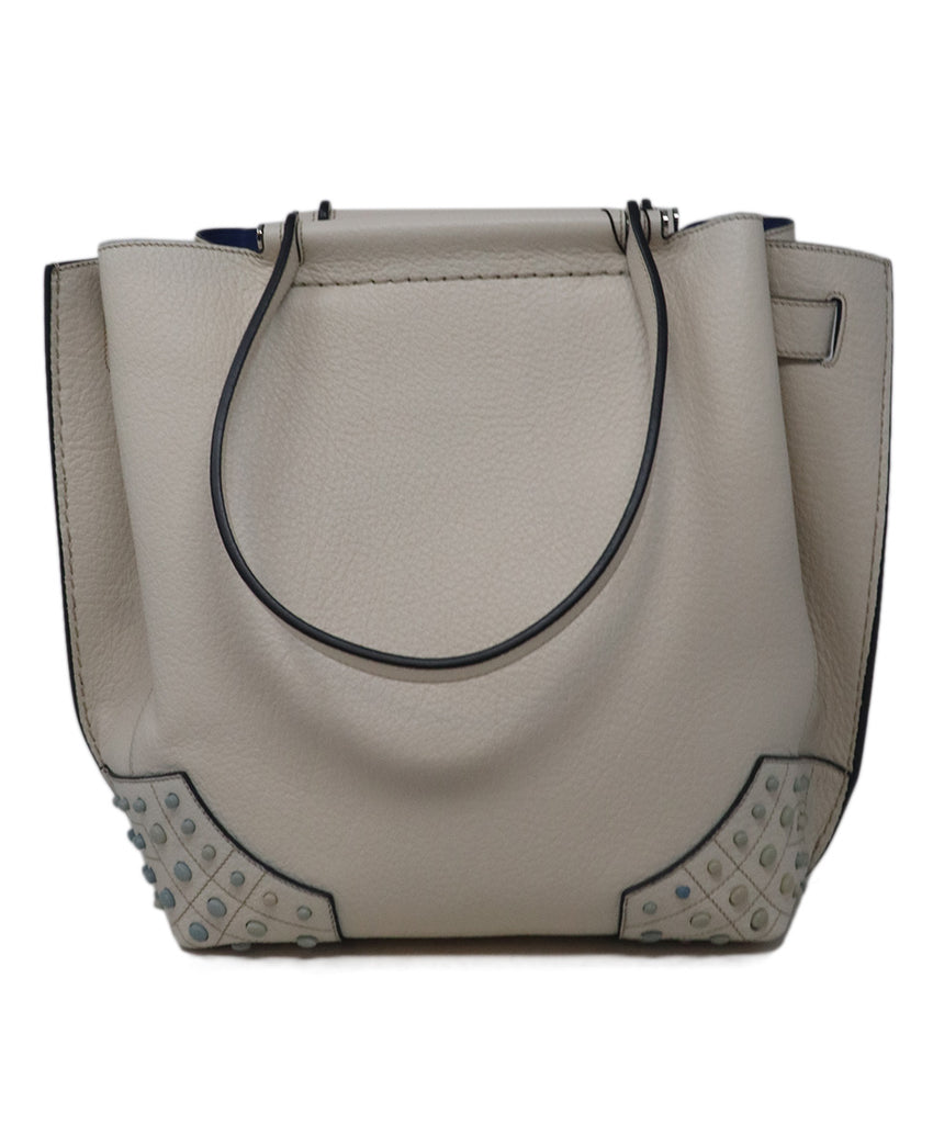 Tod's Cream Leather Handbag 2