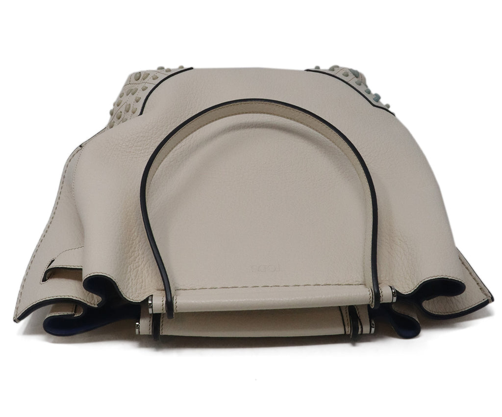 Tod's Cream Leather Handbag 4