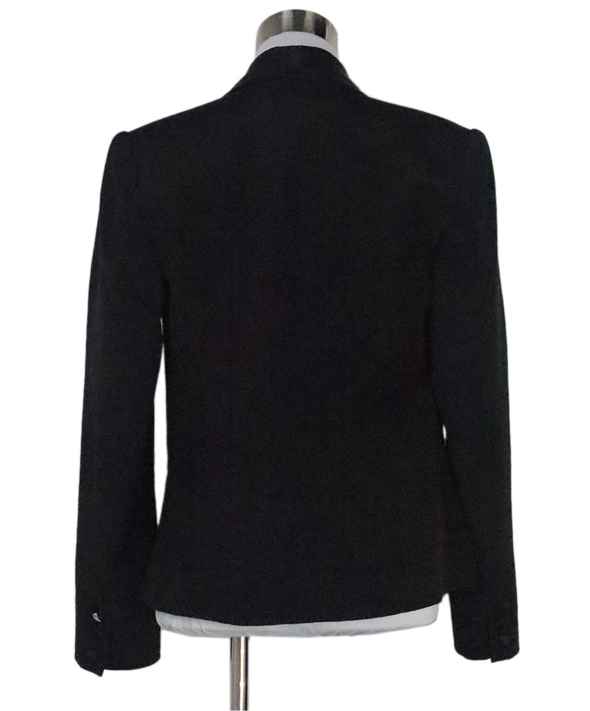 Tony Ward Black Silk Blazer 2