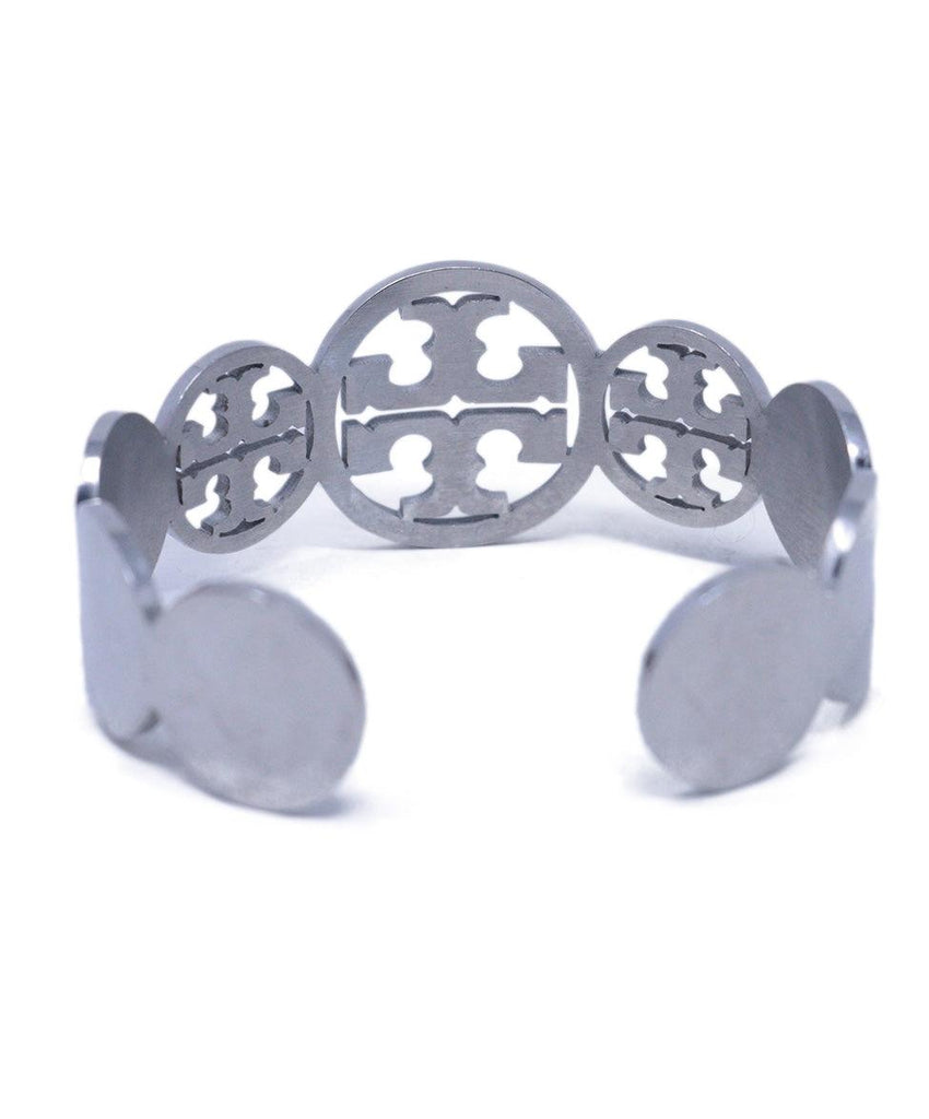 Tory Burch Silver Logo Bracelet 2