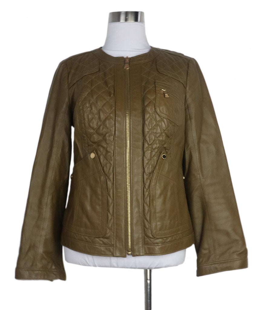 Tory Burch Brown Leather Jacket 