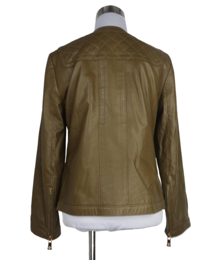 Tory Burch Brown Leather Jacket 2