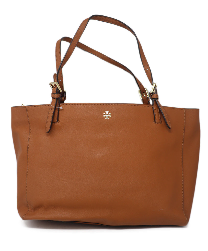 Tory Burch Brown Leather Tote 