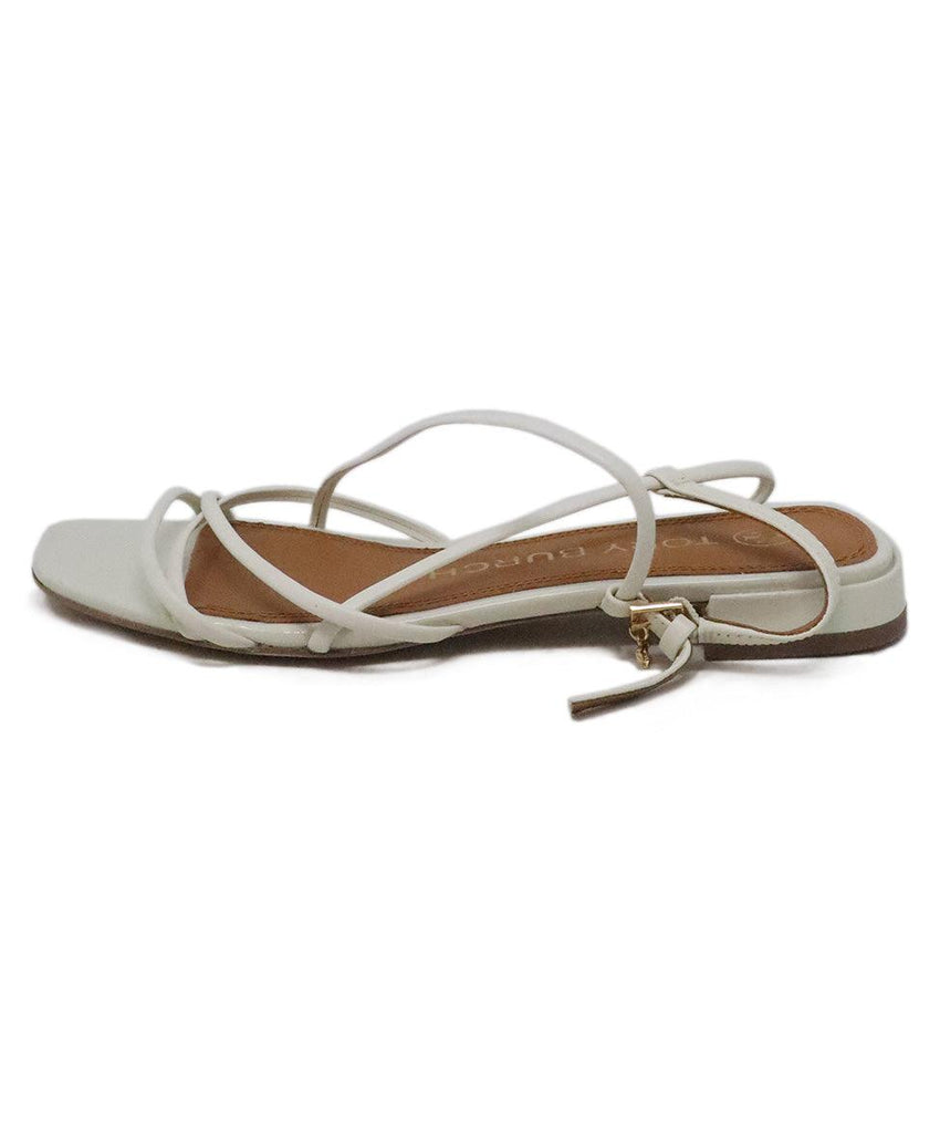 Tory Burch Ivory Leather Sandals 1