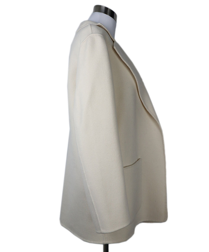 Toteme Ivory Wool Coat 1