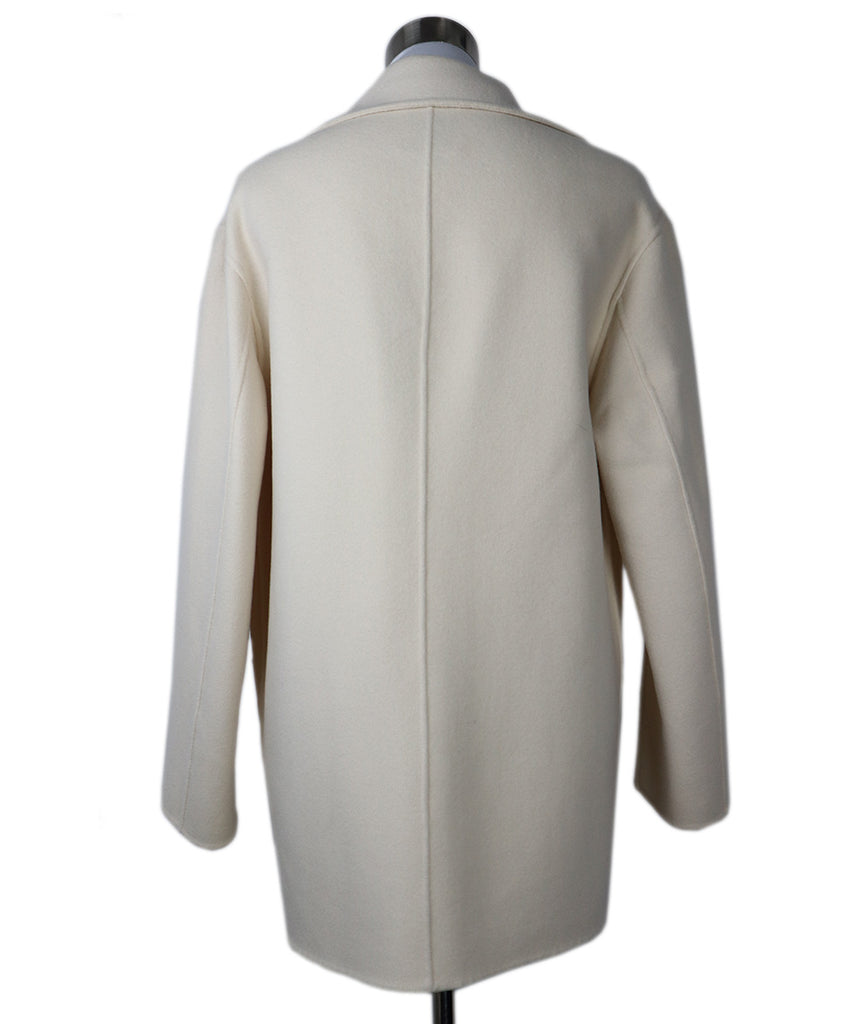 Toteme Ivory Wool Coat 2