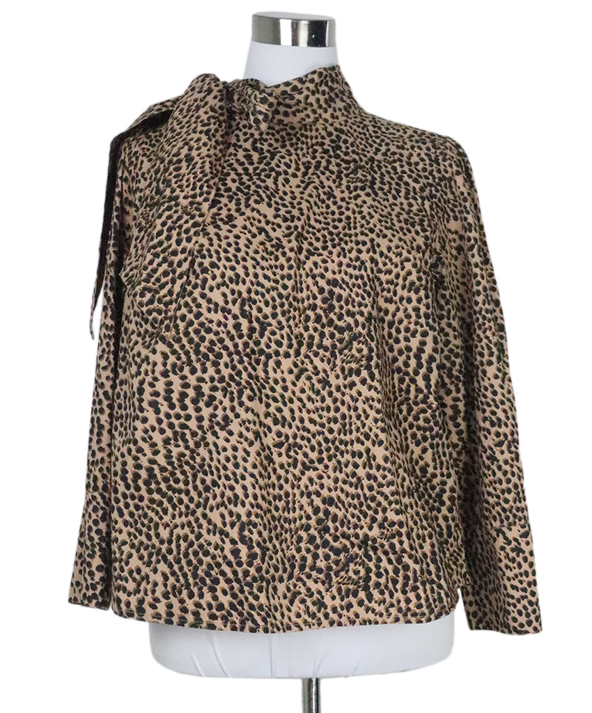 Ulla Johnson Animal Print Blouse 