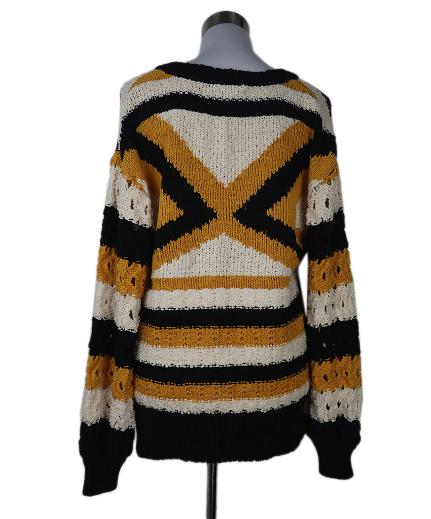 Ulla Johnson Black & Yellow Sweater 2