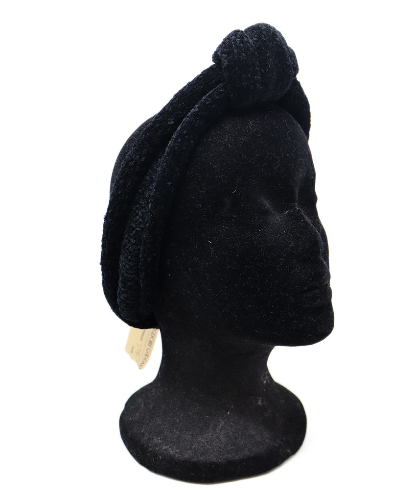 Underwood Black Chenille Headband 