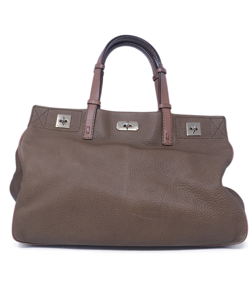 VBH Brown Leather Tote 