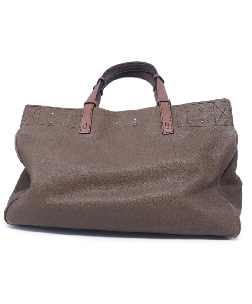 VBH Brown Leather Tote 2