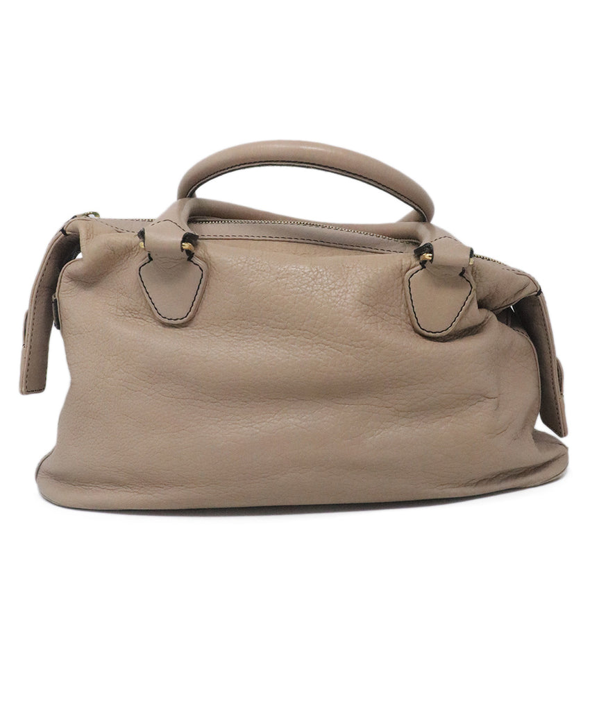 Valentino Beige Leather Satchel 2