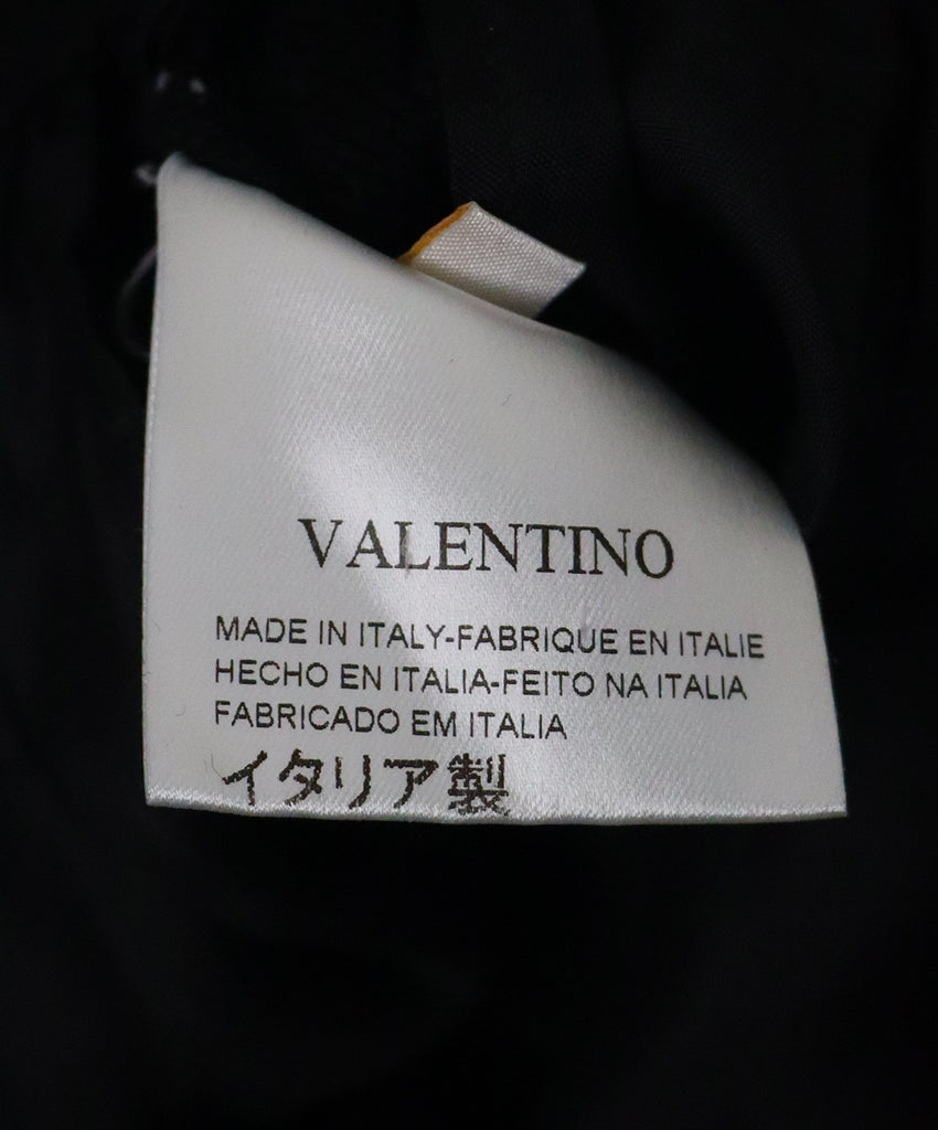 Valentino Black Wool Knit Skirt 4