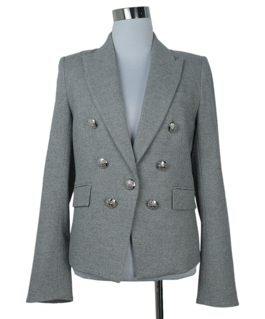 Veronica Beard Grey Wool Blazer 