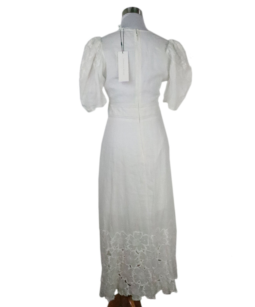 Veronica Beard White Embroidered Dress 2