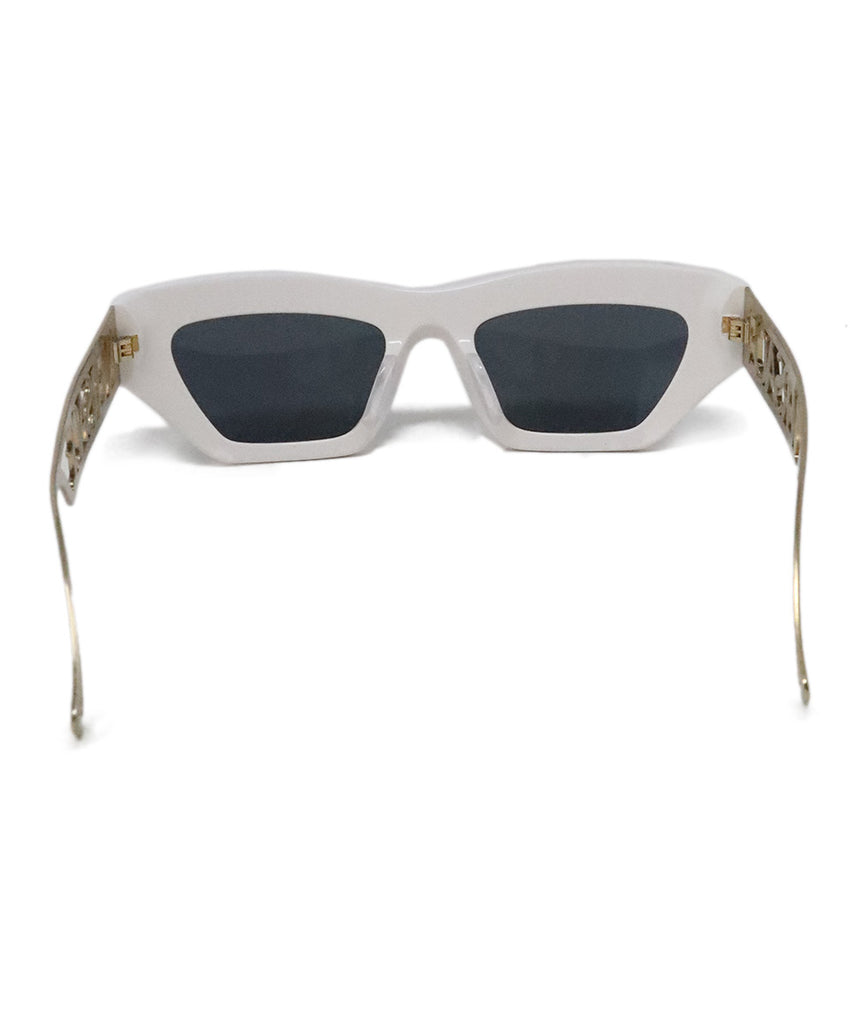 Versace White & Gold Sunglasses 4