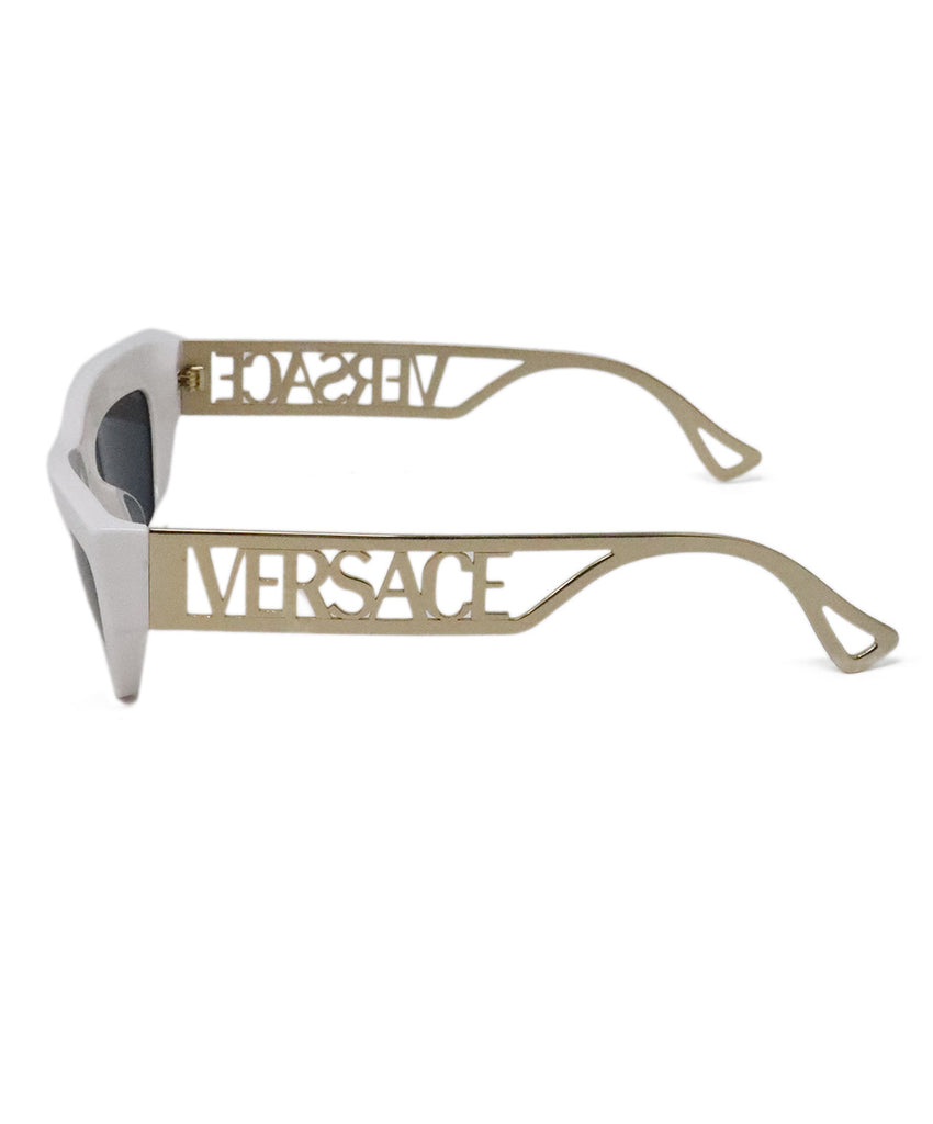 Versace White & Gold Sunglasses 3