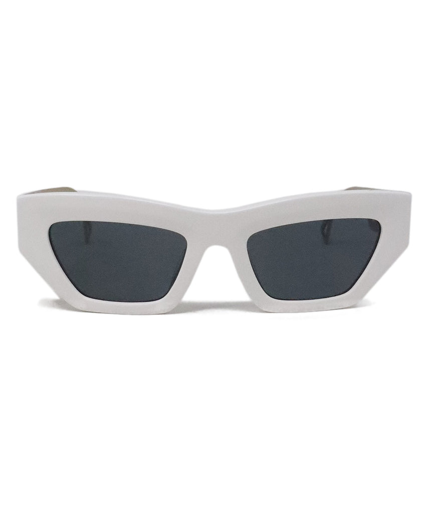 Versace White & Gold Sunglasses 