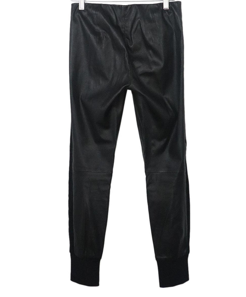 Vince Black Leather Pants 1