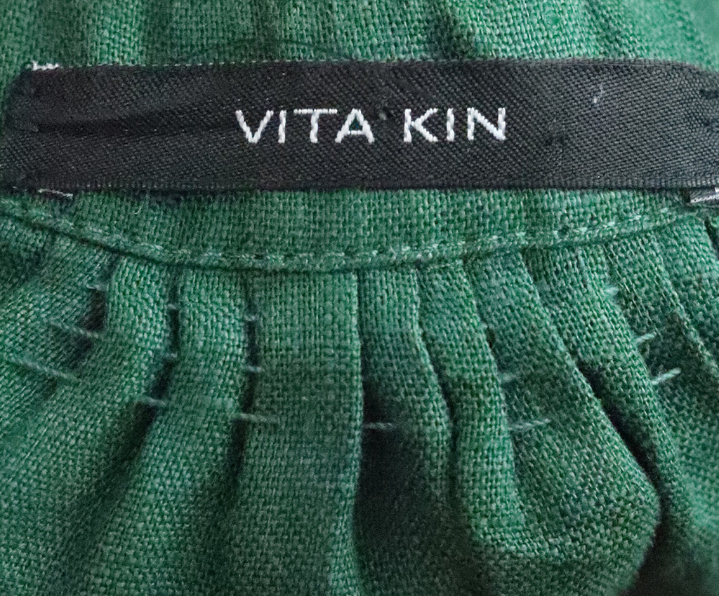 Vita Kin Green Embroidered Blouse 3