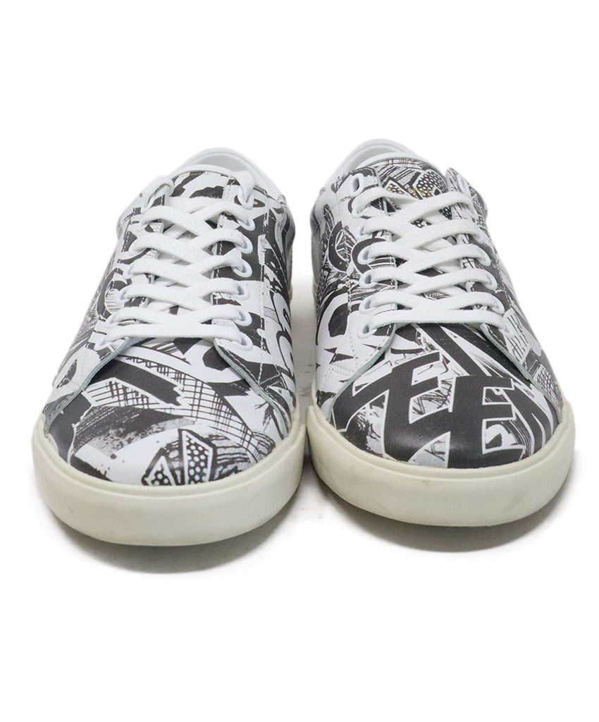 Celine B&W Print Leather Sneakers 3