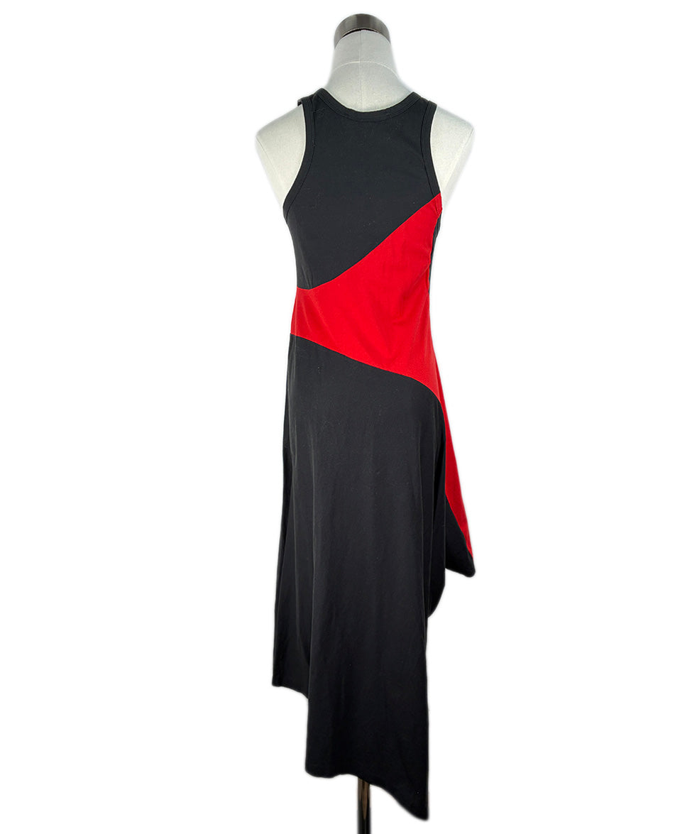 red cotton sleeveless dress Y3 Black Sz 4 l Michael's Luxury Consignment – Michael's Consignment NYC Soft Active Cross-Back Pleated or vacations Pair it Custom made UP to 65 days Color:Burgundy (DarkRed)