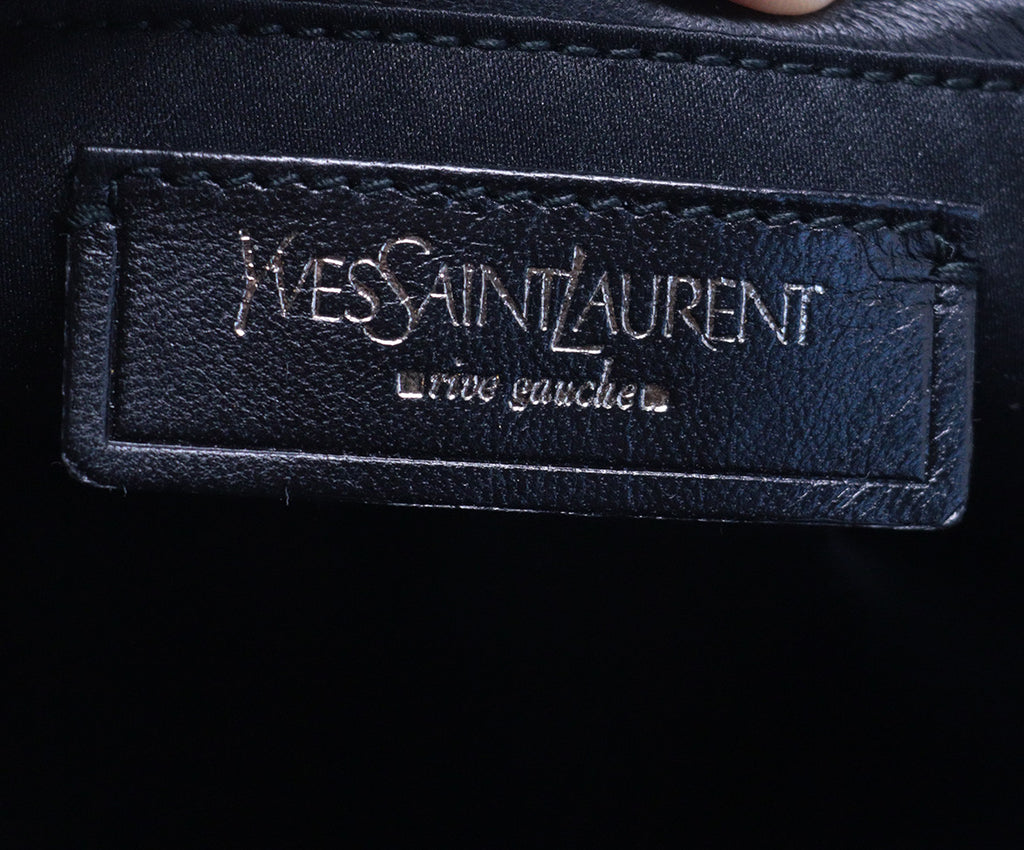 YSL Navy Suede Large Muse Bag 6