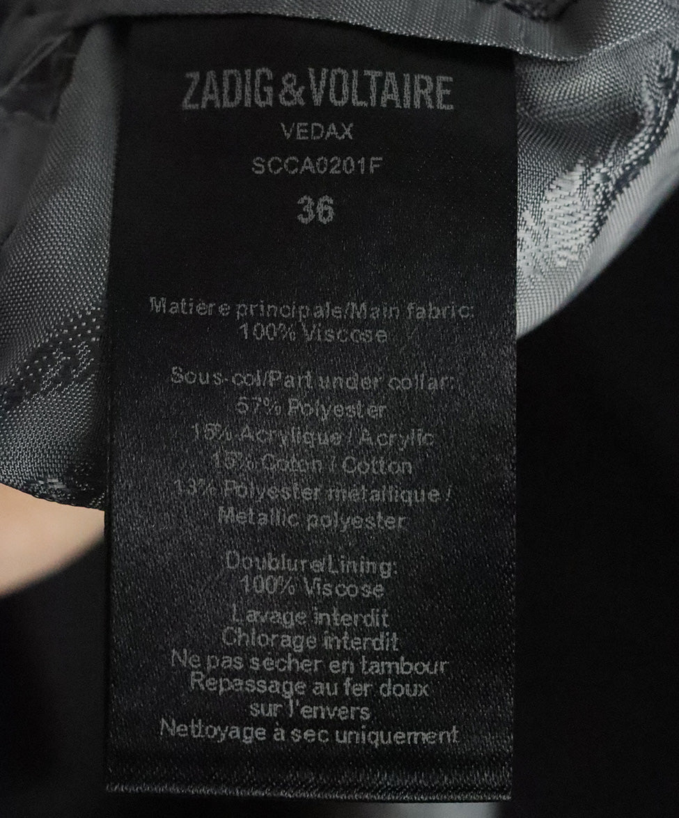 Zadig & Voltaire logo and website - Fonts In Use