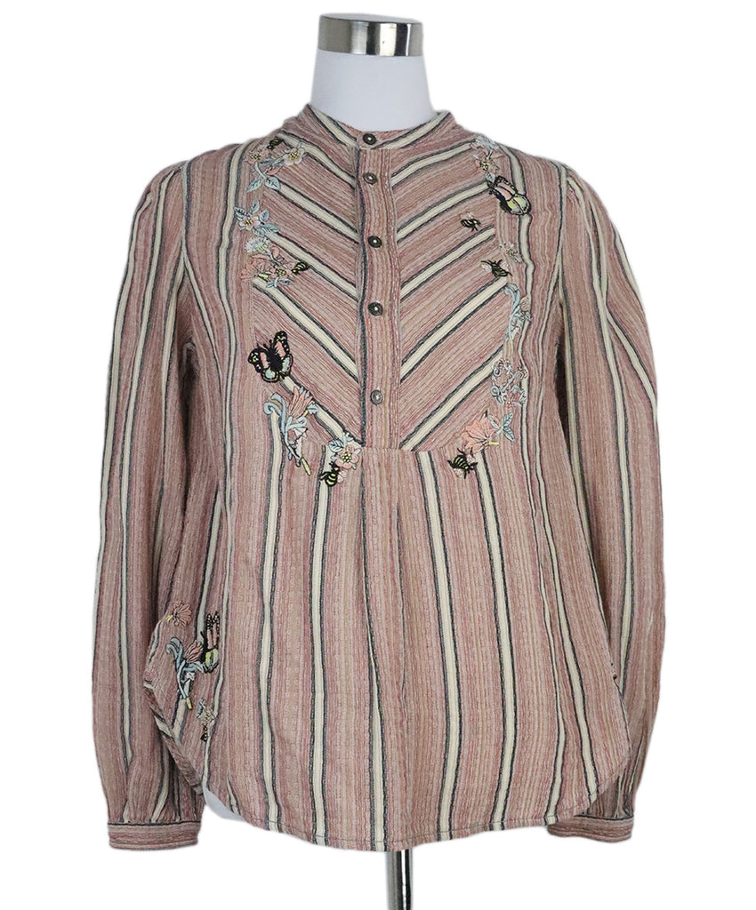 Zadig & Voltaire Multicolor Striped Blouse 