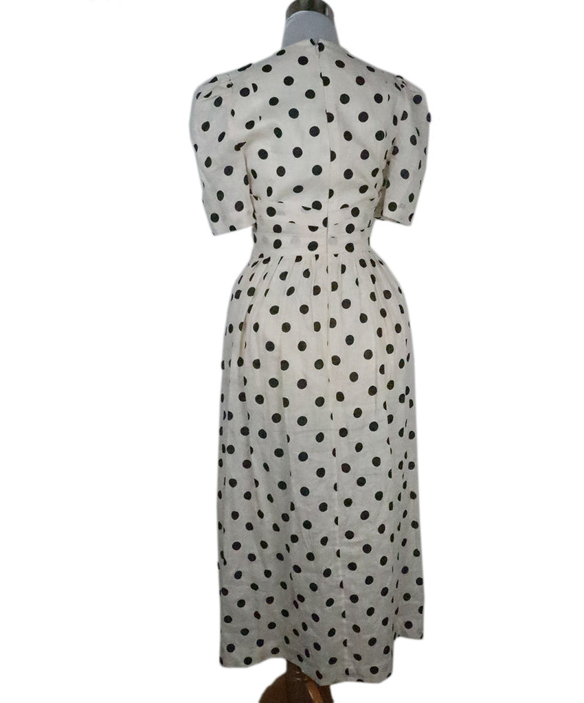 Zimmerman B&W Polka Dot Linen Dress 2