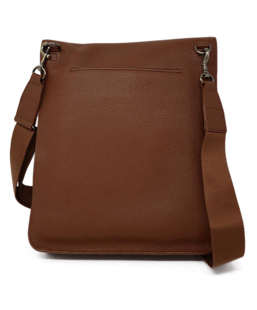 Akris Cognac Brown Leather Crossbody - Michael's Consignment NYC