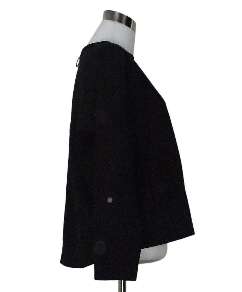 Akris Punto Black Mirrored Top sz 10 - Michael's Consignment NYC