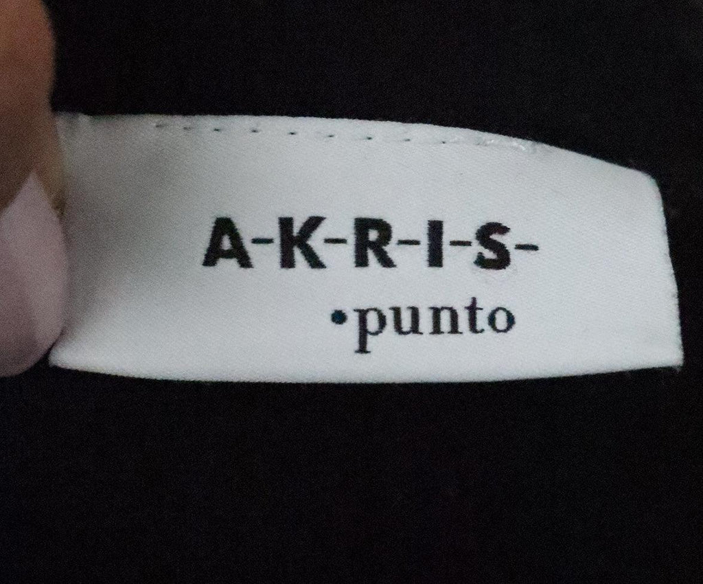 Akris Punto Black Mirrored Top sz 10 - Michael's Consignment NYC