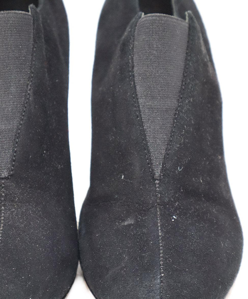 Alaia Black Suede Heeled Booties sz 5 - Michael's Consignment NYC