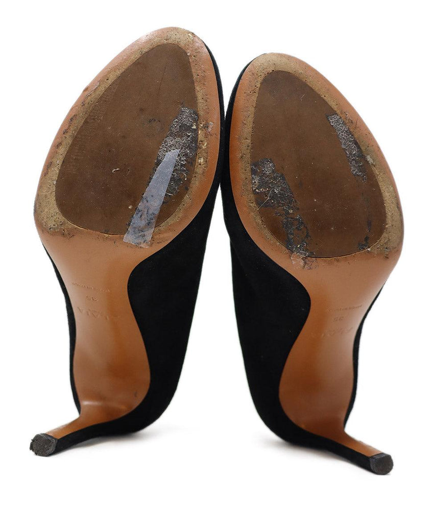 Alaia Black Suede Heeled Booties sz 5 - Michael's Consignment NYC