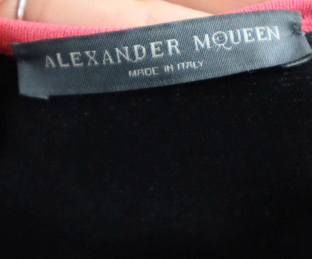 Alexander McQueen Pink & Black Floral Dress sz 4 - Michael's Consignment NYC