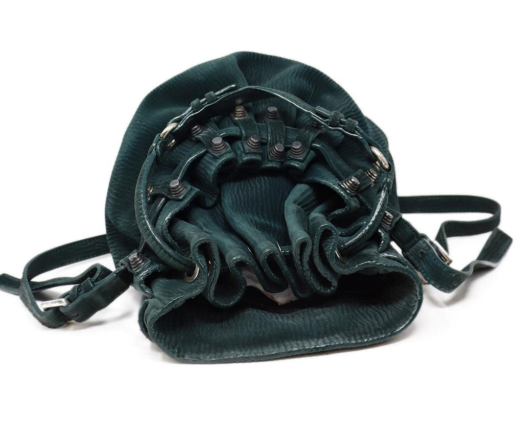 Alexander Wang Dark Green Studded Diego Bag - Michael's Consignment NYC