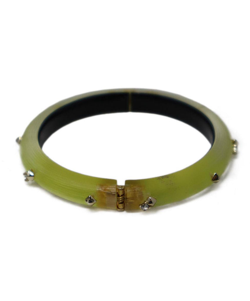 Alexis Bittar Yellow Lucite & Gold Stud Bracelet - Michael's Consignment NYC