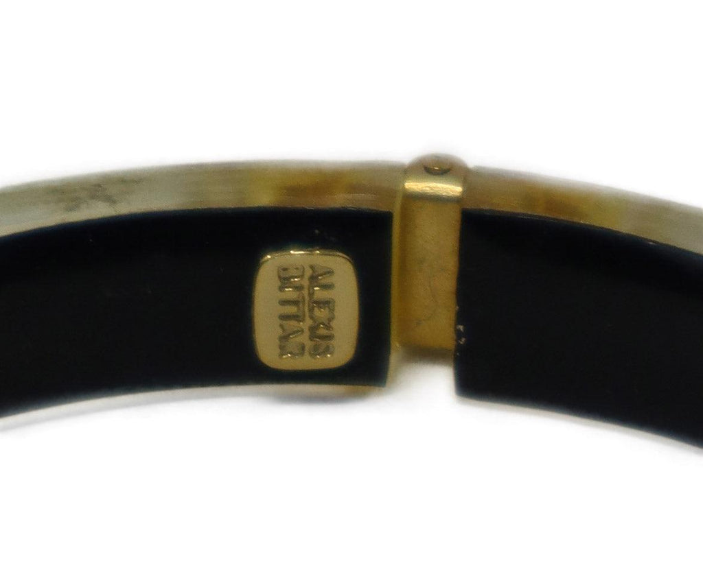 Alexis Bittar Yellow Lucite & Gold Stud Bracelet - Michael's Consignment NYC