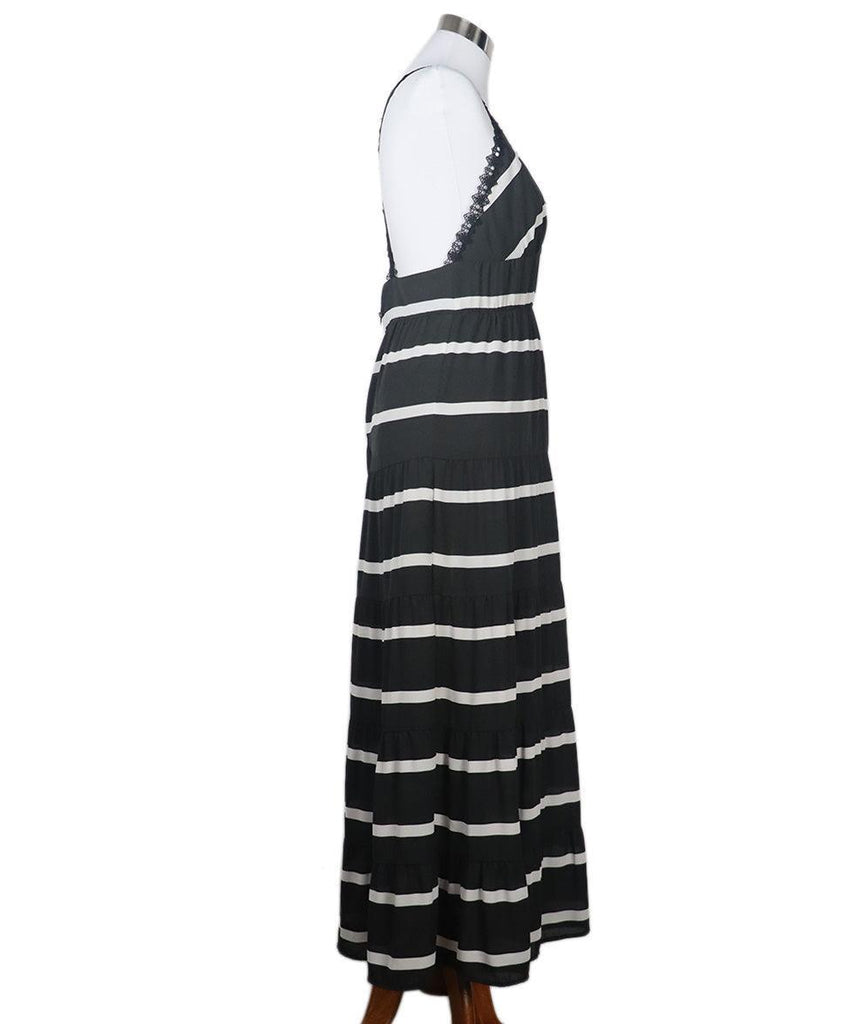Alice + Olivia Brown & White Maxi Dress sz 8 - Michael's Consignment NYC
