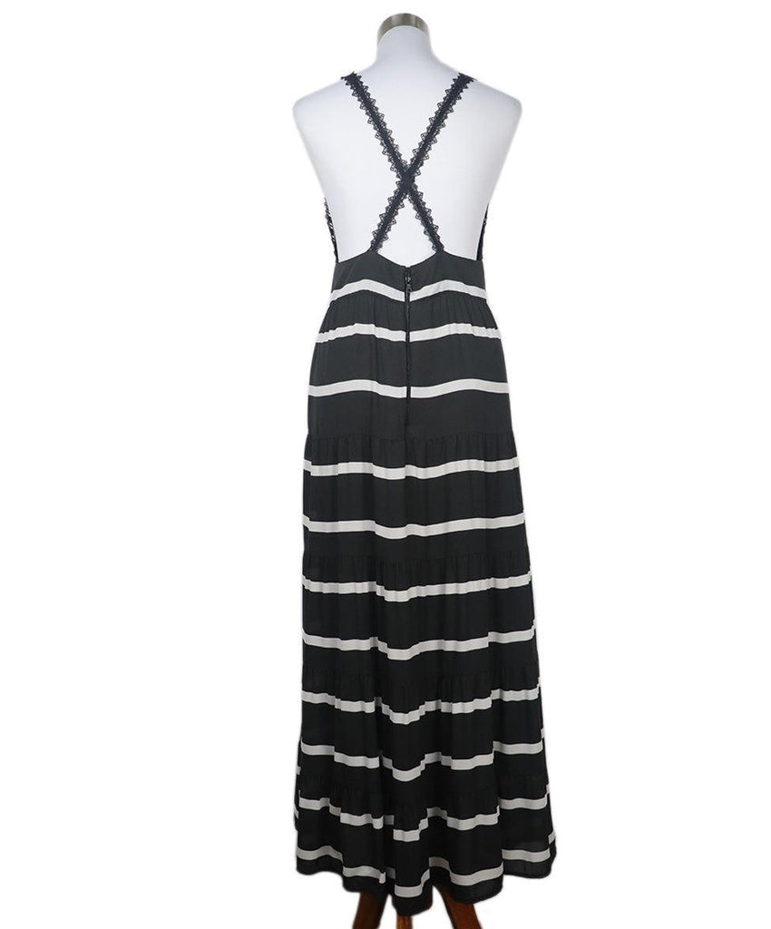 Alice + Olivia Brown & White Maxi Dress sz 8 - Michael's Consignment NYC