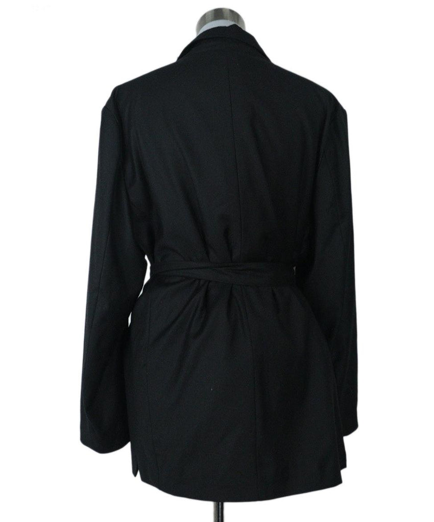 Alter Black Wool & Silk Blazer w/ Belt - Michael's Consignment NYC