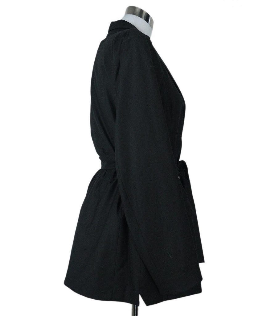 Alter Black Wool & Silk Blazer w/ Belt - Michael's Consignment NYC