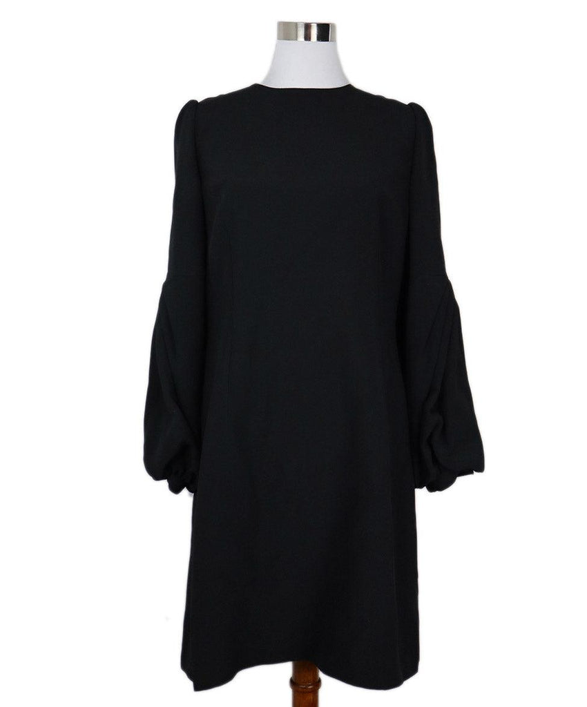 Andrew GN Black Dress w/ Butterfly Belt sz 10 - Michael's Consignment NYC
