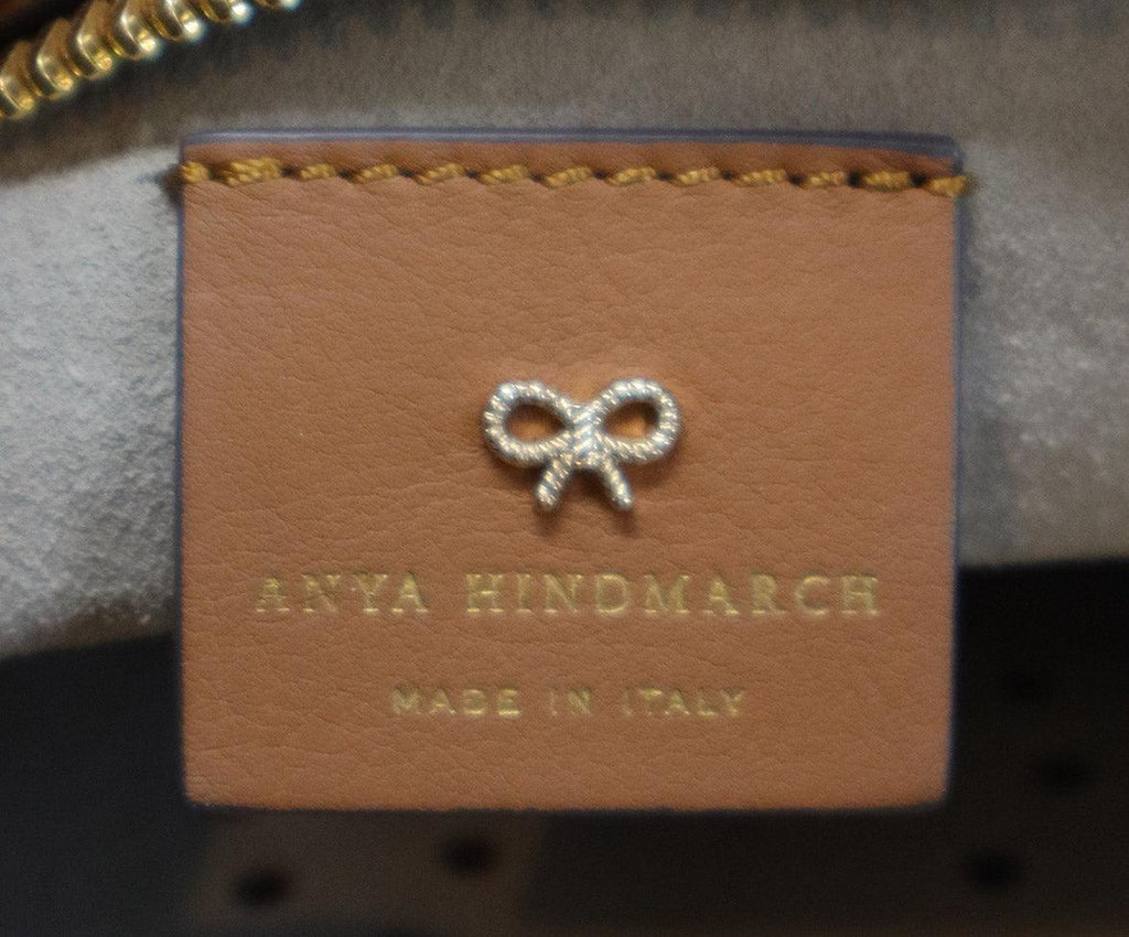 Anya Hindmarch Tan Leather Smiley Face Crossbody - Michael's Consignment NYC