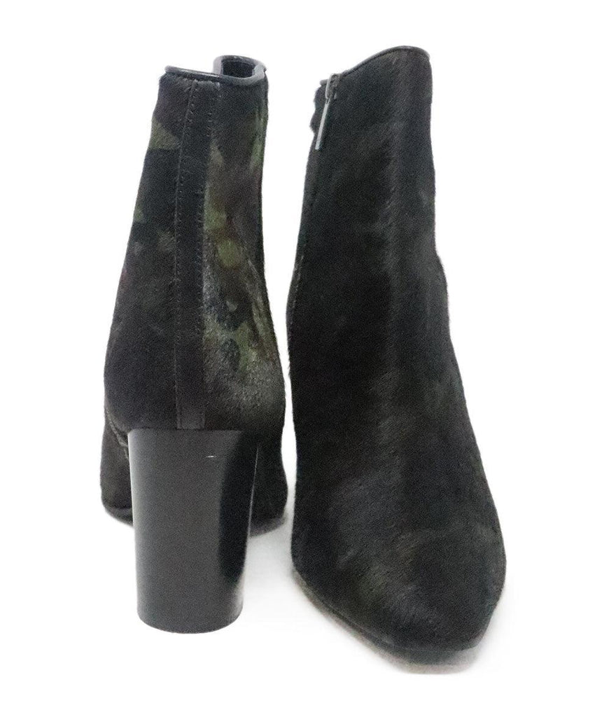 Aquatalia Green Camouflage Fur Booties sz 9 - Michael's Consignment NYC
