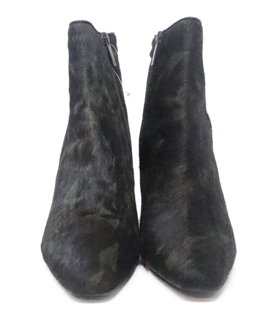 Aquatalia Green Camouflage Fur Booties sz 9 - Michael's Consignment NYC