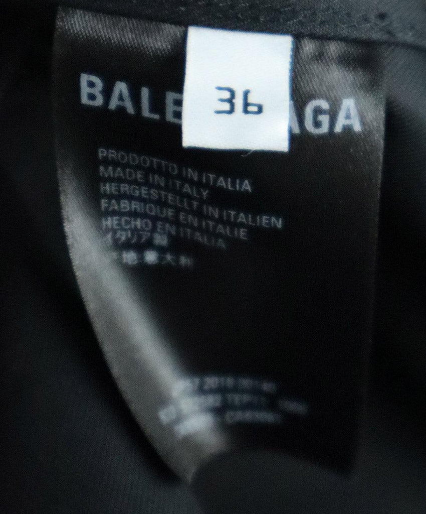 Balenciaga B&W Print Cotton Shirt sz 4 - Michael's Consignment NYC