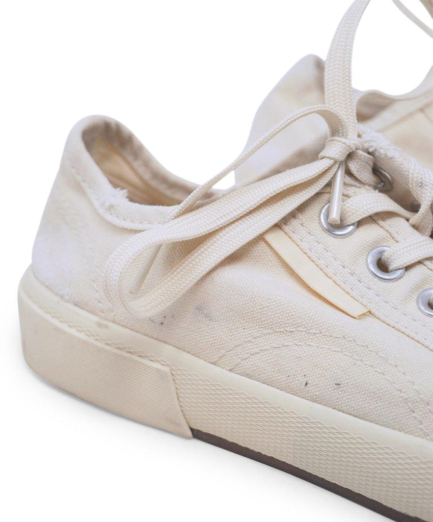 Balenciaga Beige Canvas Sneakers sz 8 - Michael's Consignment NYC